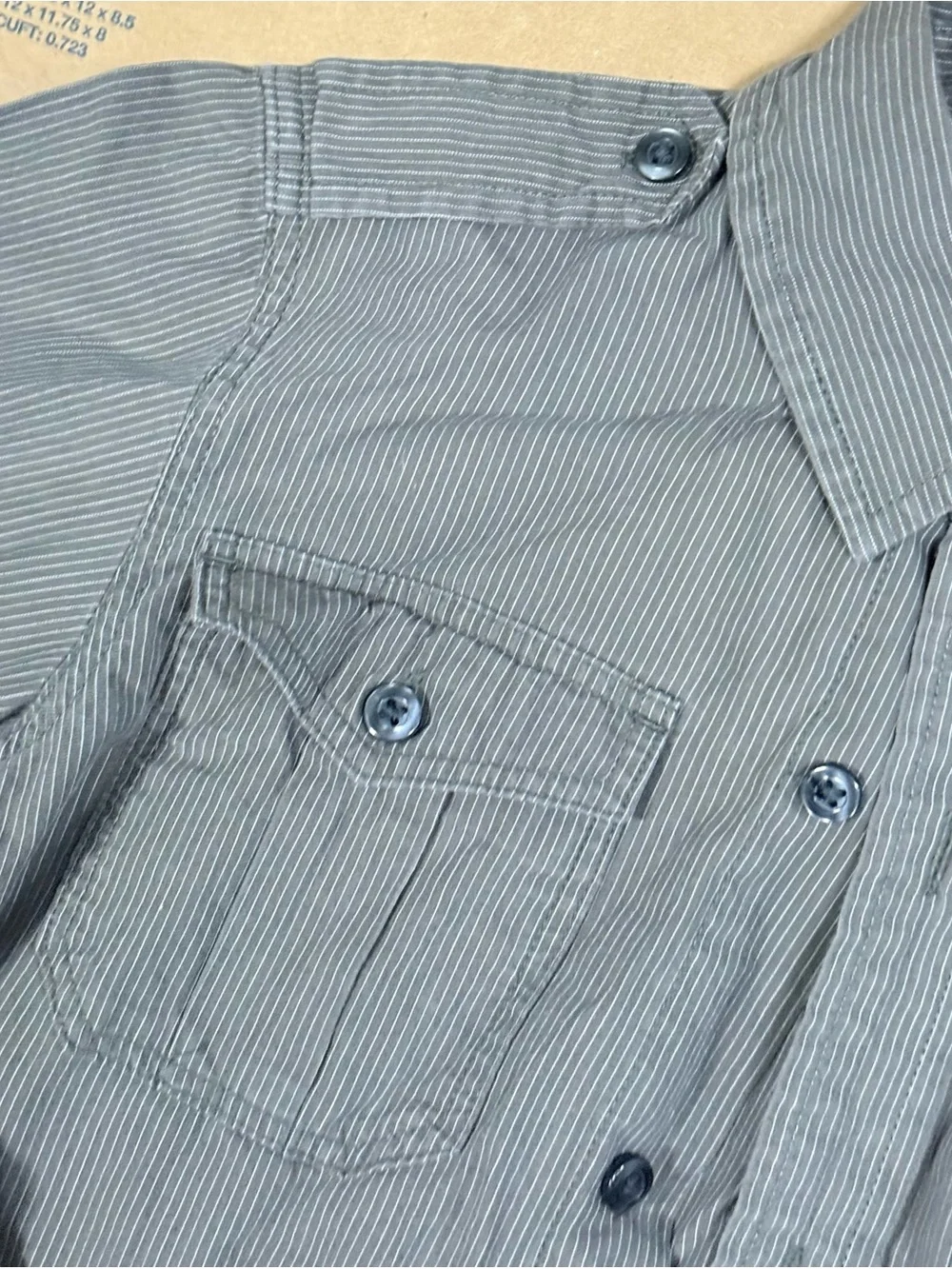 Gap Long Sleeve Button Front Shirt Size Small 6/7